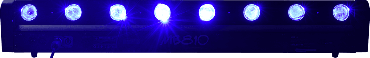 MB 810 8 x LEDS motorized RGBW bar