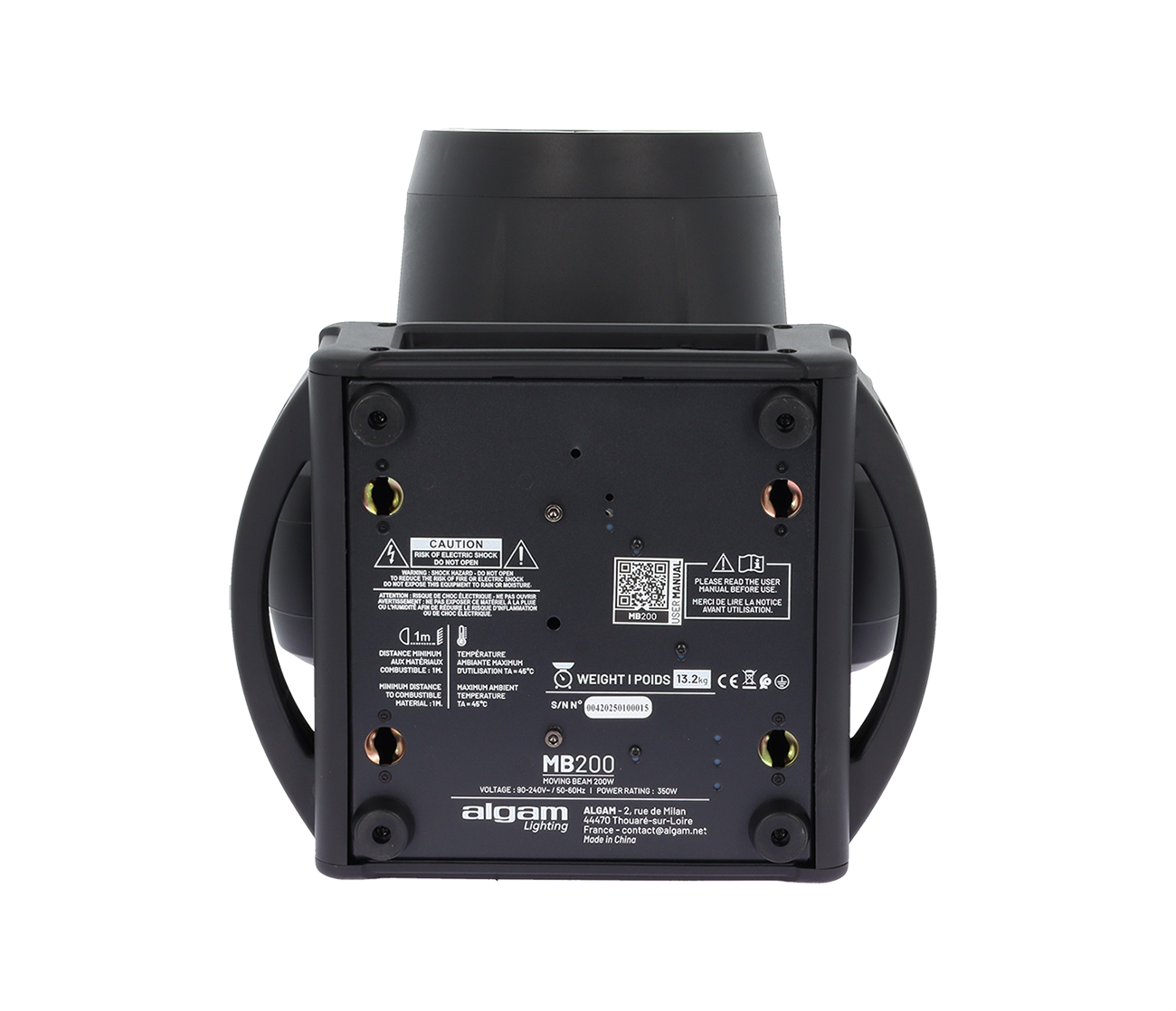 200W LED beam moving head, RGB LED ring
