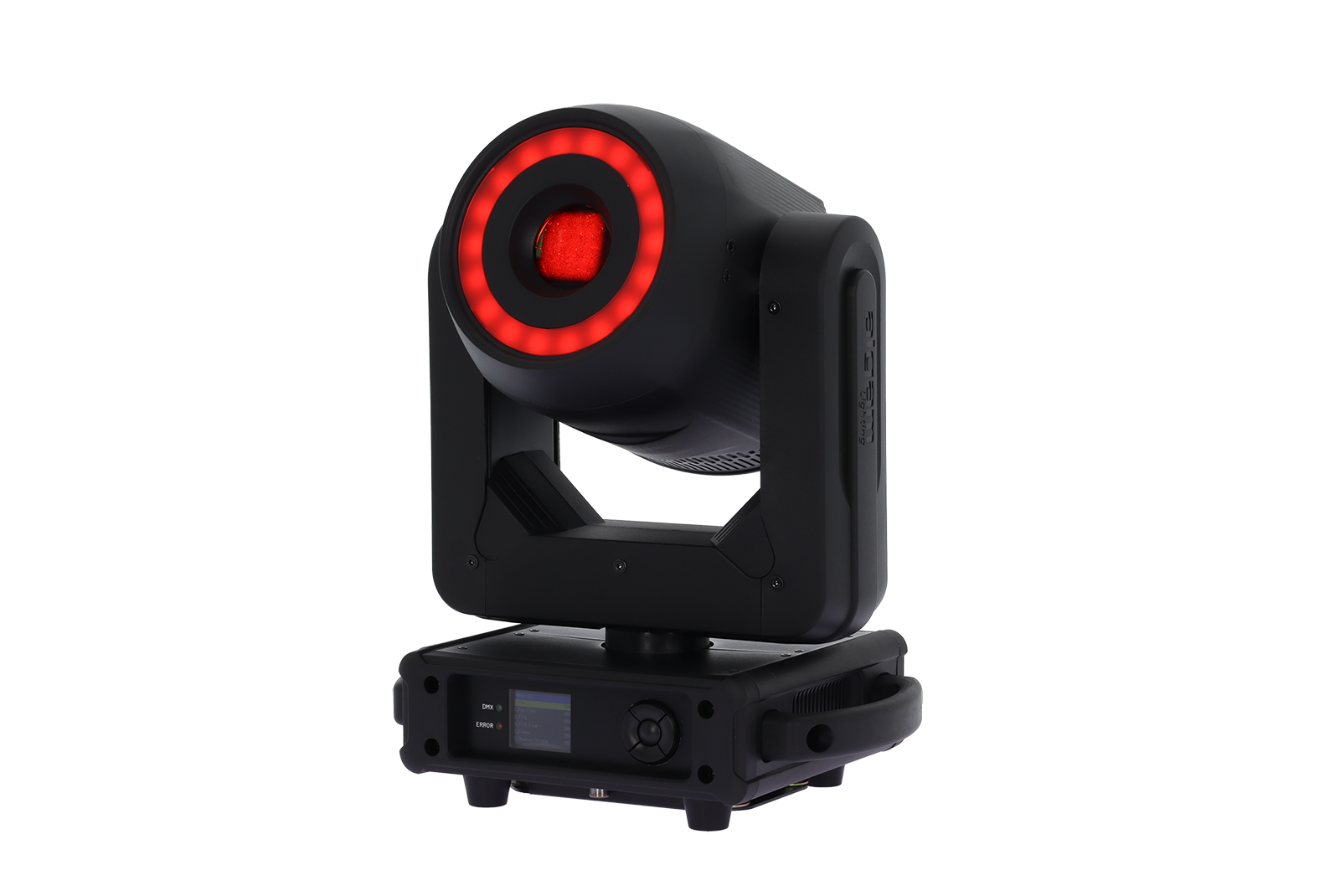 150W moving head with RGB LED ring, rotating prism
