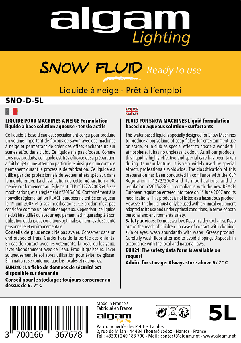 5 L snow liquid