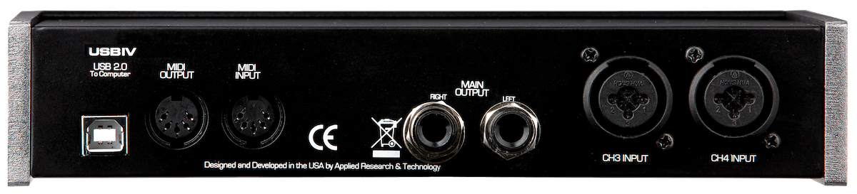 4 x 4 192 kHz USB Audio Interface