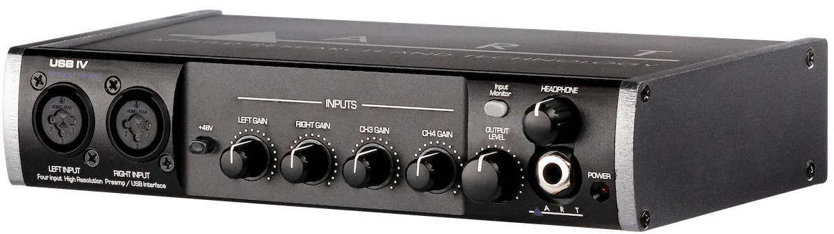 4 x 4 192 kHz USB Audio Interface