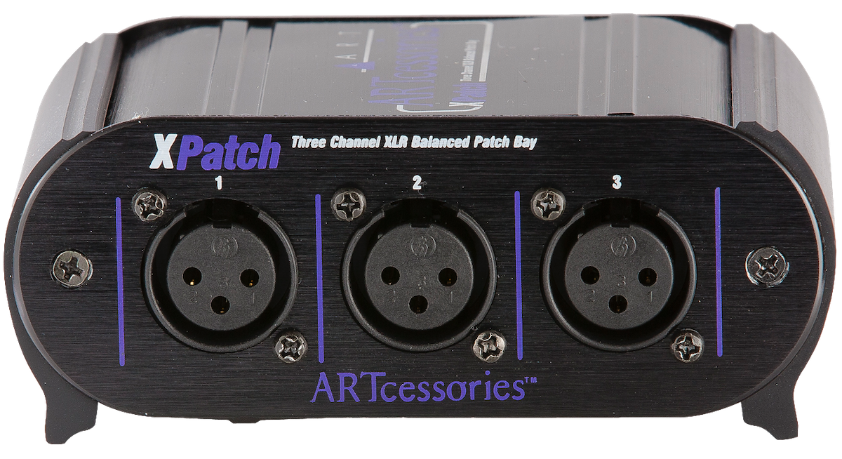 Three Channel XLR Balanced Patch Bay