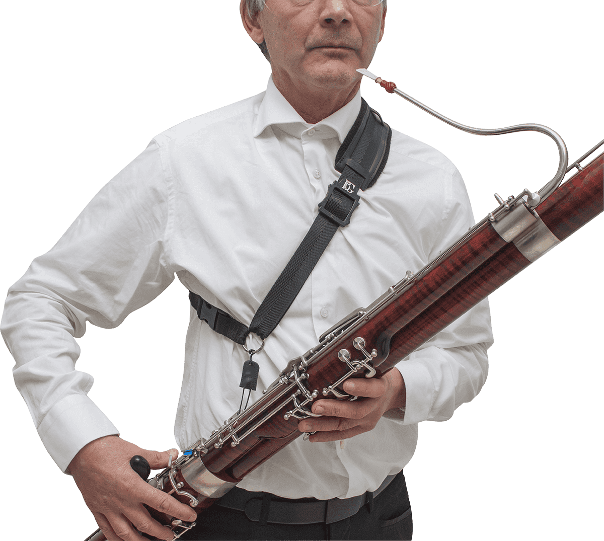 Bassoon cord 2 in 1 shoulder + seat - metal hook