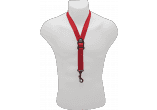 Strap standard red for sax - snap hook