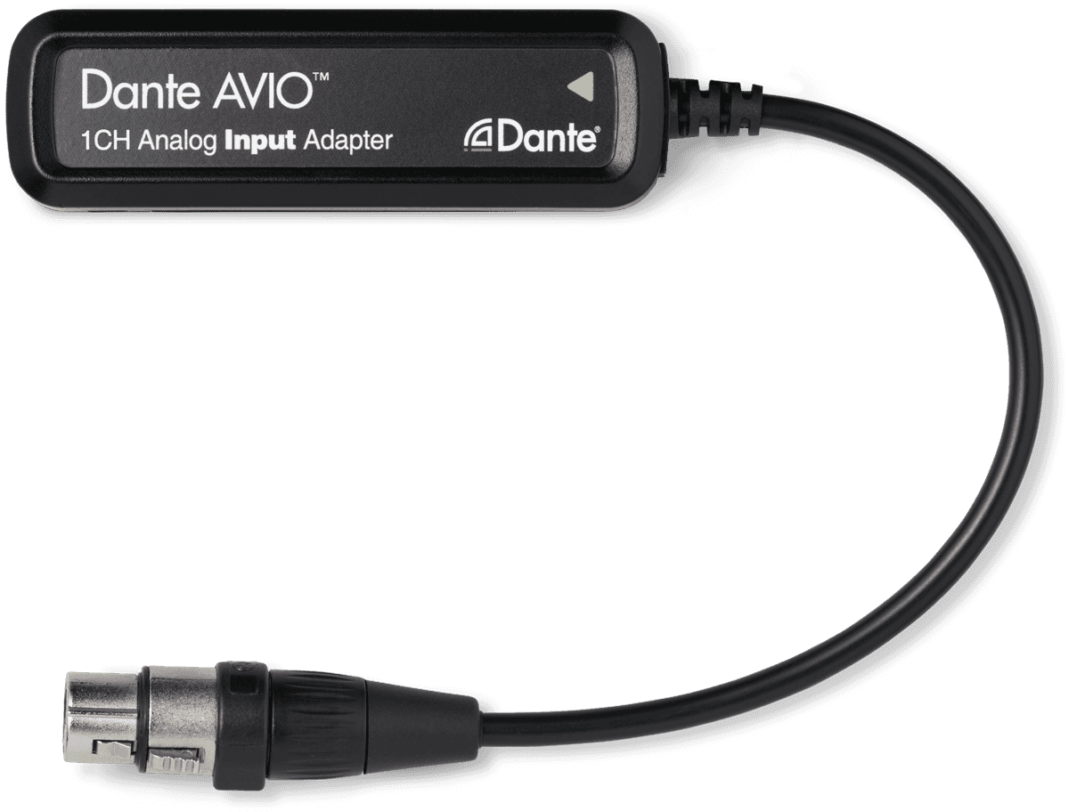 Dante analog input adaptor 1 channel