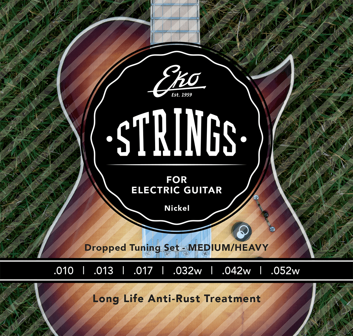 10-52 Electric guitar strings