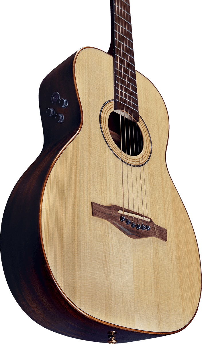 All Solid Parlor with Fishman Flex Blend Solid Italian Spruce Top