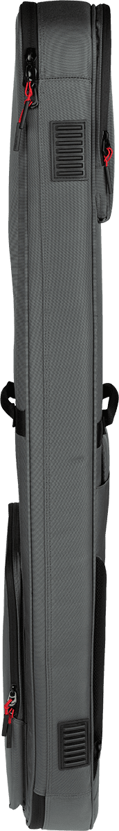 Semi-rigid case for bass, grey