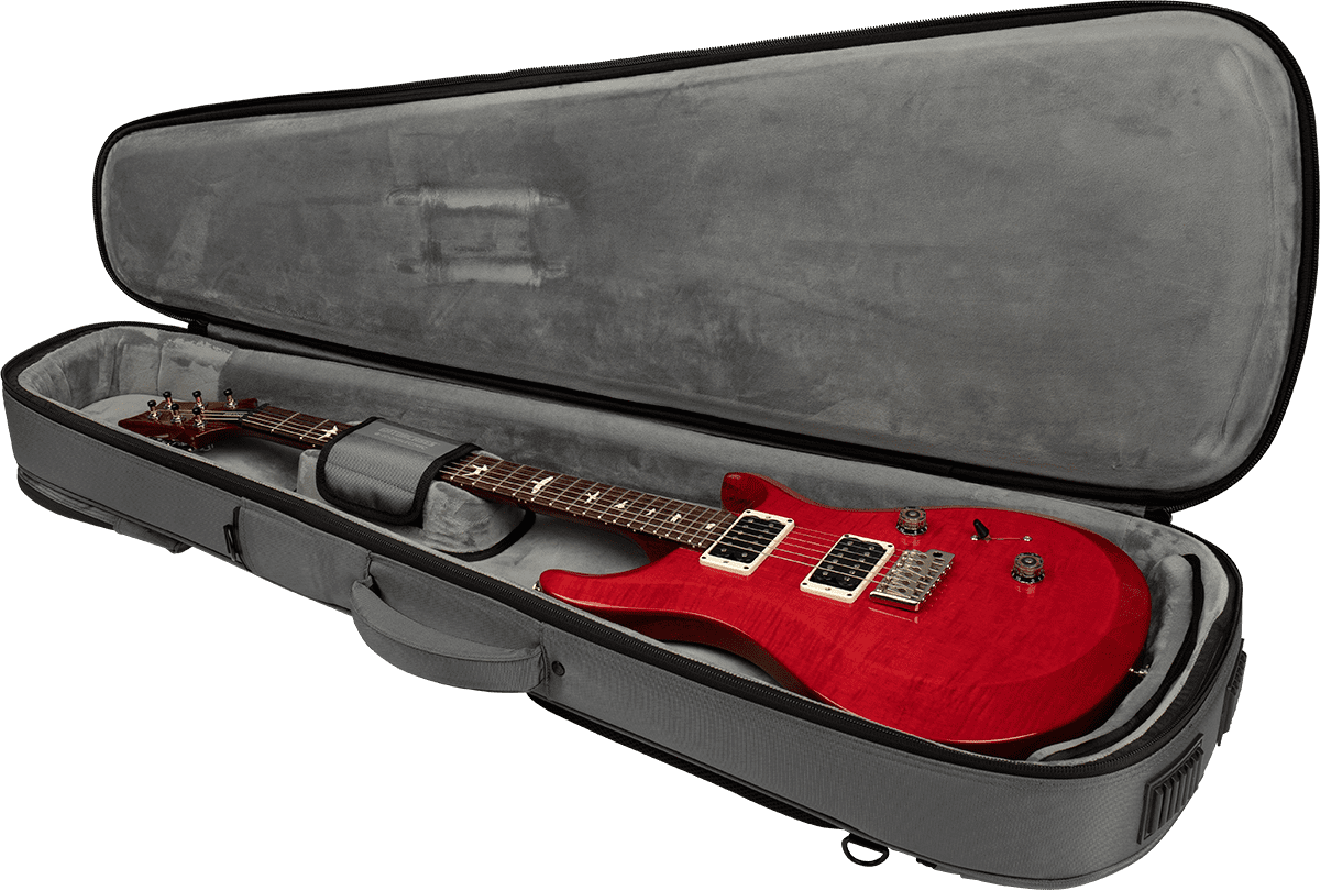 Semi-rigid case for electric guitars, grey