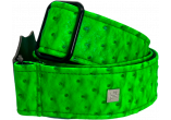 Ostrich Neon Green 2” Guitar Strap