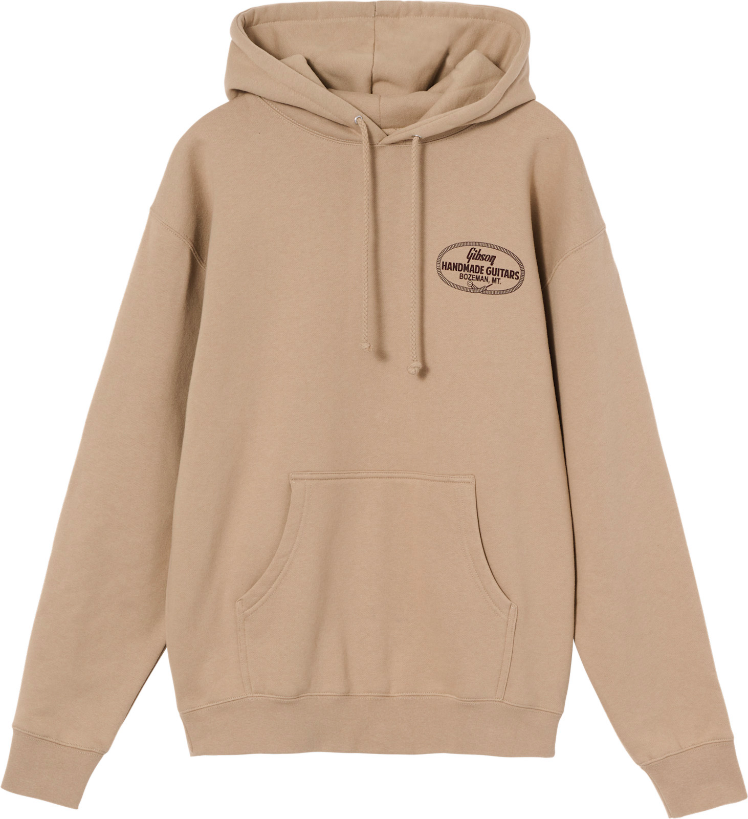 SWEAT Hoodie Handmade Guitars (Tan), Large
