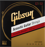 12-53 Phosphor Bronze Acoustic Guitar Strings Light