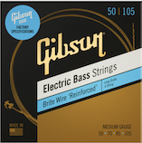 50-105 Long Scale Brite Wire Electric Bass Strings, 4-String, Roundwound Medium