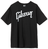 Distressed Gibson Logo T (Black), Large
