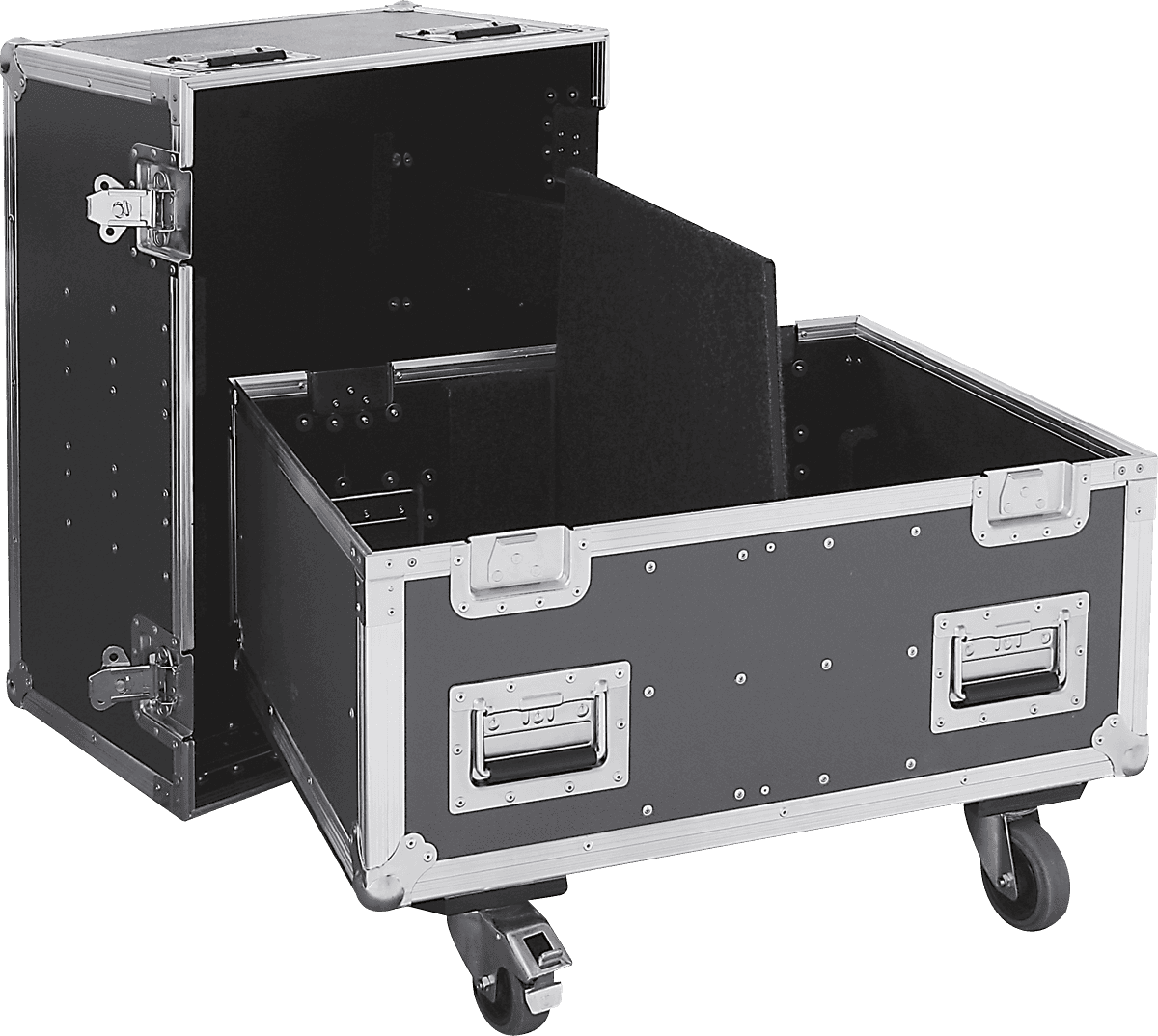 Flight case for 2 x CTA 208