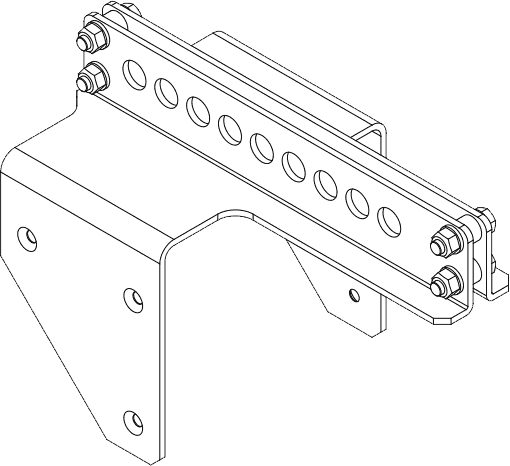 P10 hook rail