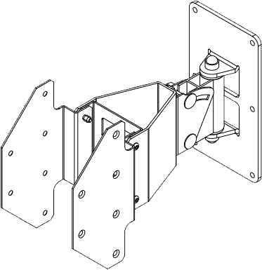 Wall mount for 2 P10