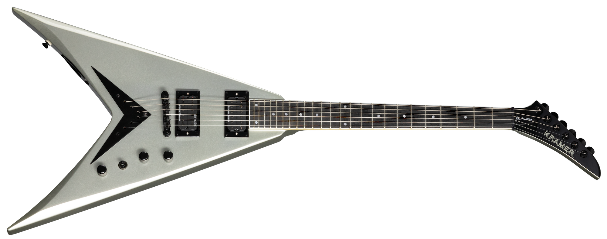 Dave Mustaine Vanguard Silver Metallic