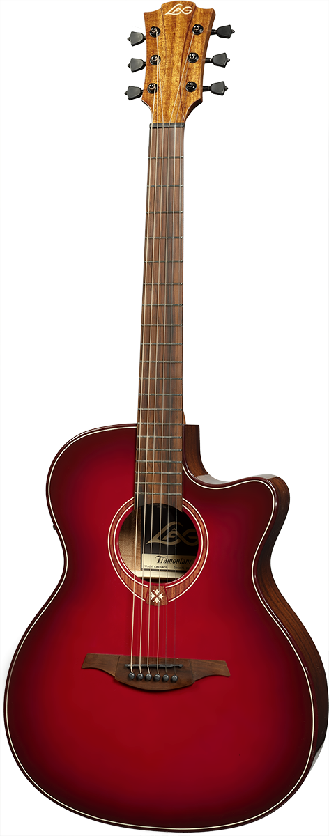 Tramontane Special Edition Red Auditorium Cutaway Acoustic-Electric