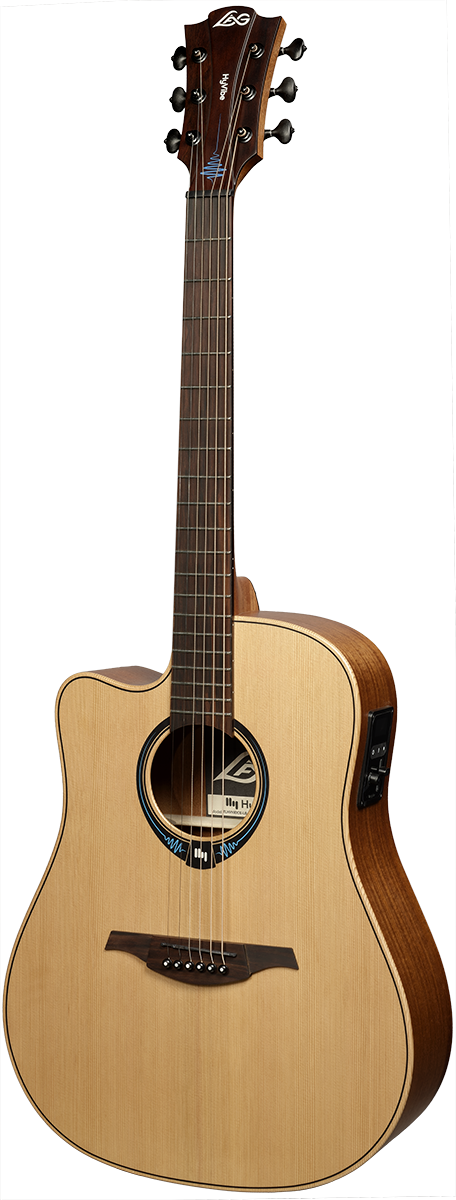 HyVibe 10 Left-Handed Dreadnought Cutaway Electro