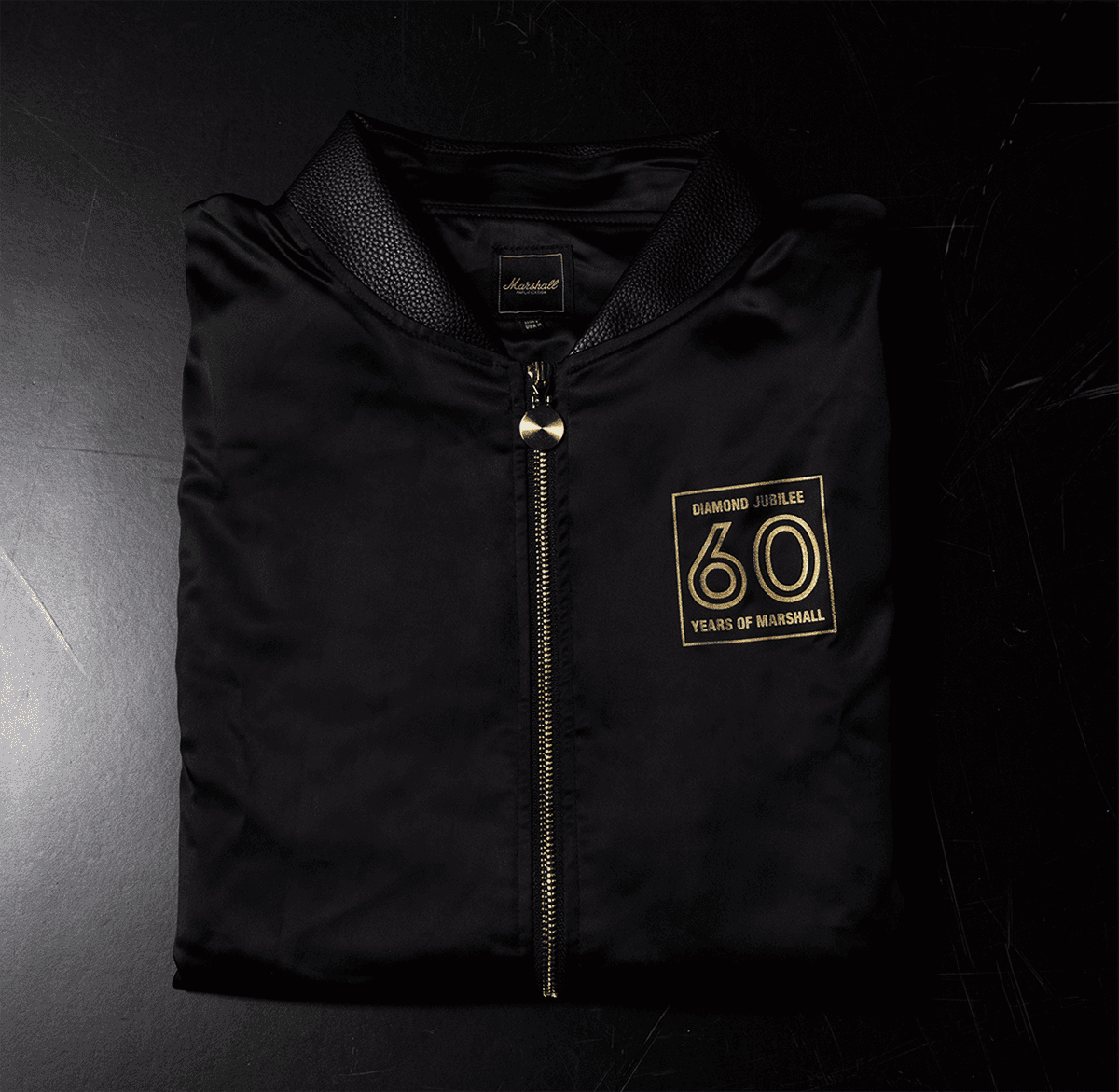 60TH ANNIVERSARY SATIN BOMBER JACKET - XL