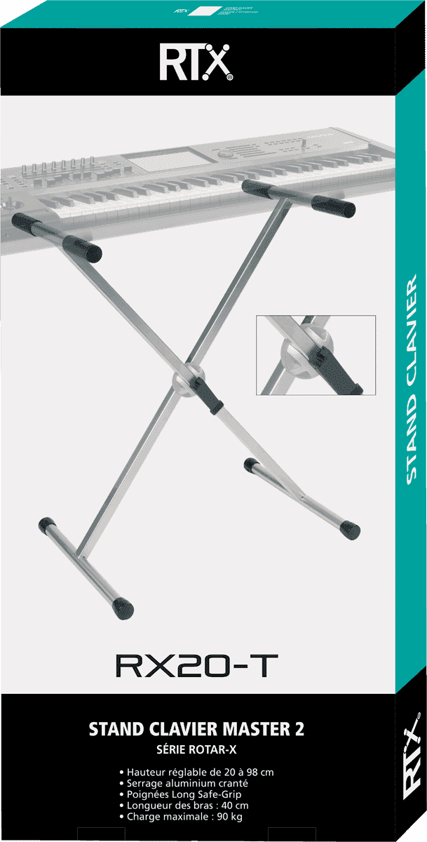 Robust keyboard stand Ball-lock titanium