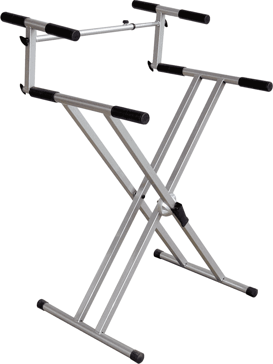 Stacker for X keyboard stands titanium